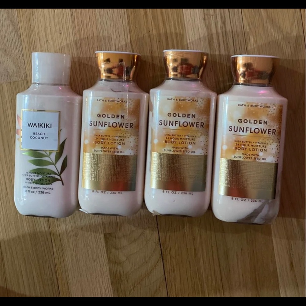 Bath & Body works lotion set (4pack)